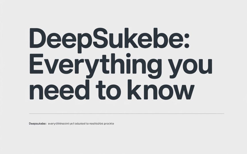 DeepSukebe: Everything You Need to Know