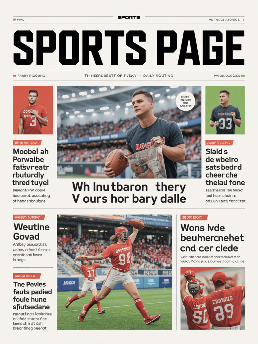Sports Page: The Heartbeat of Every Fan’s Daily Routine